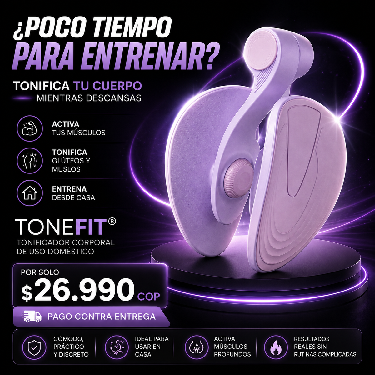 TONEFIT® Tonificador Corporal de Uso Doméstico