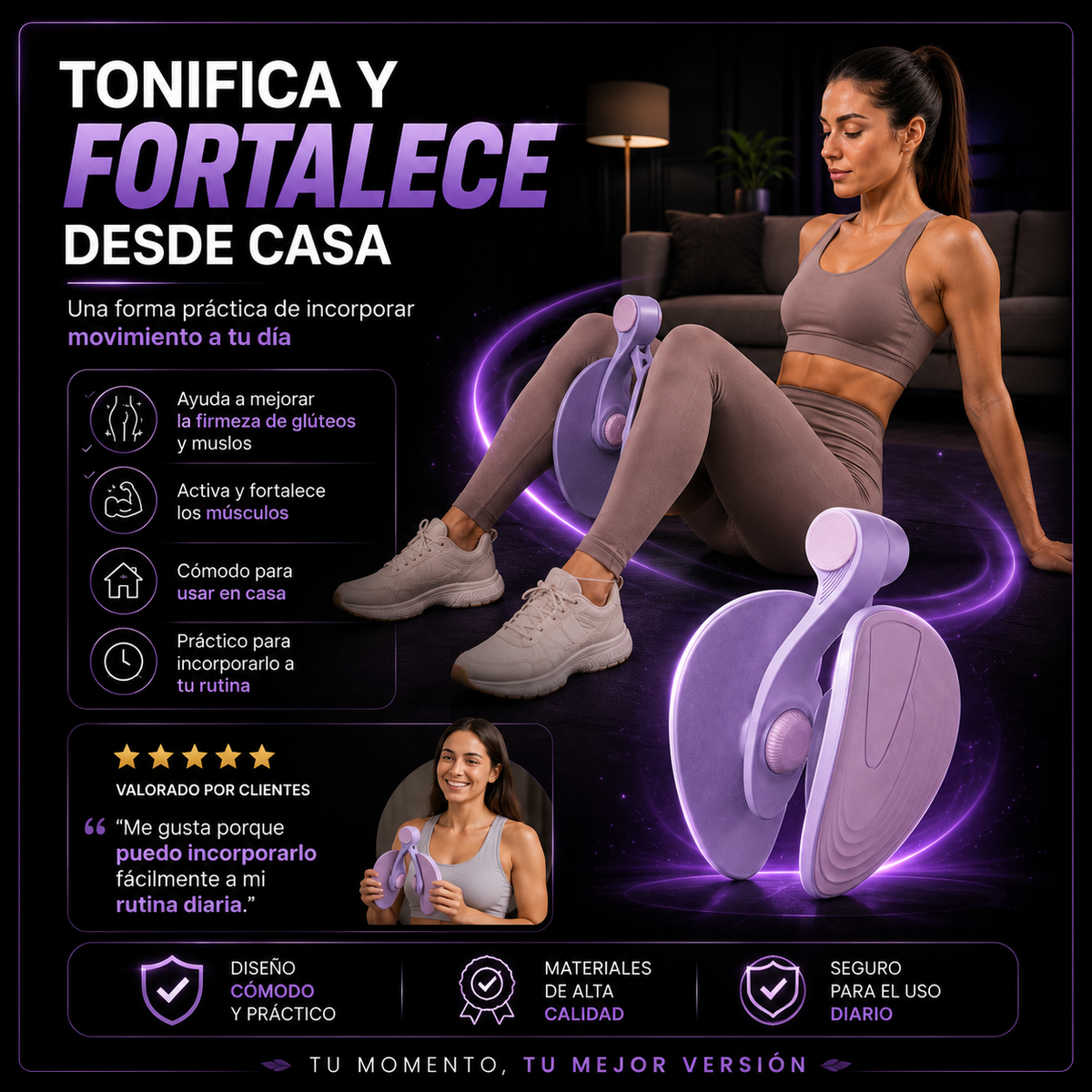 TONEFIT® Tonificador Corporal de Uso Doméstico