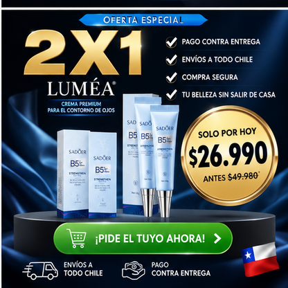 LUMÉA® - 2X1 Crema Premium para el Contorno de Ojos